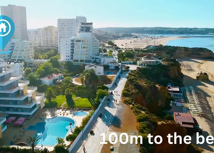 Rocha Apartment, With Pool, 100m From The Beach! 아파트 포티마오