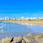 Rocha Apartment, With Pool, 100m From The Beach! * 波尔蒂芒